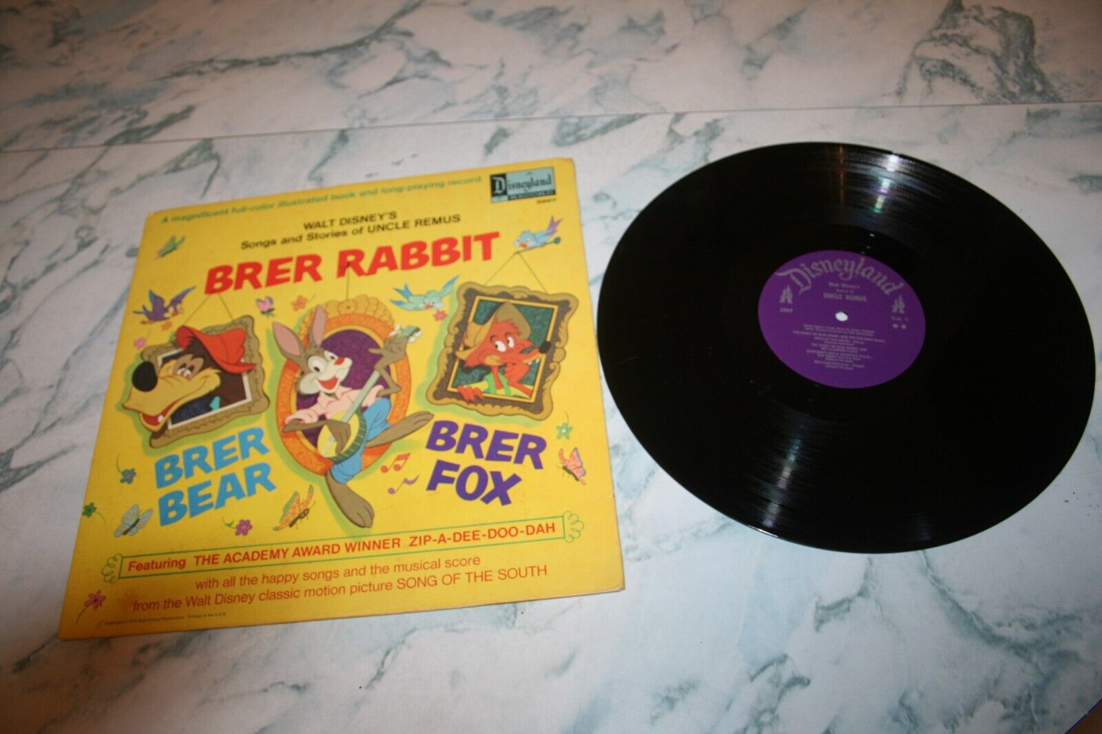 Vintage Disney Land Records 1970 Songs And Stories Of Uncle Remus Brer Rabbit