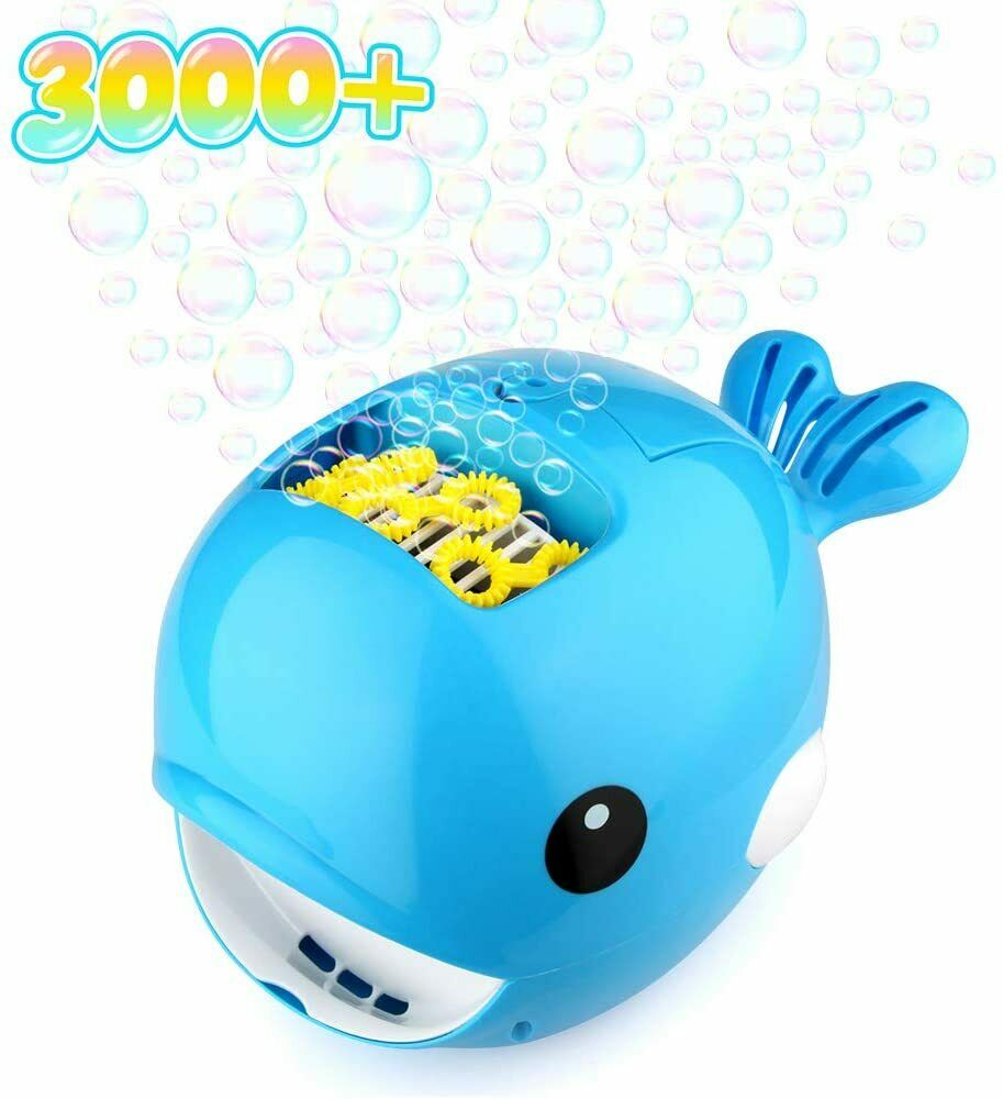 Bubble Machine Whale Fish Party Automatic Bubble Maker Indoor/outdoor 3000+ Us