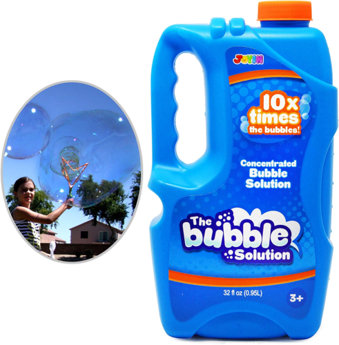 Joyin 32 Oz Bubble Solution Refills Up To 2.5 Gallon Big Bubble Solution, Bubble